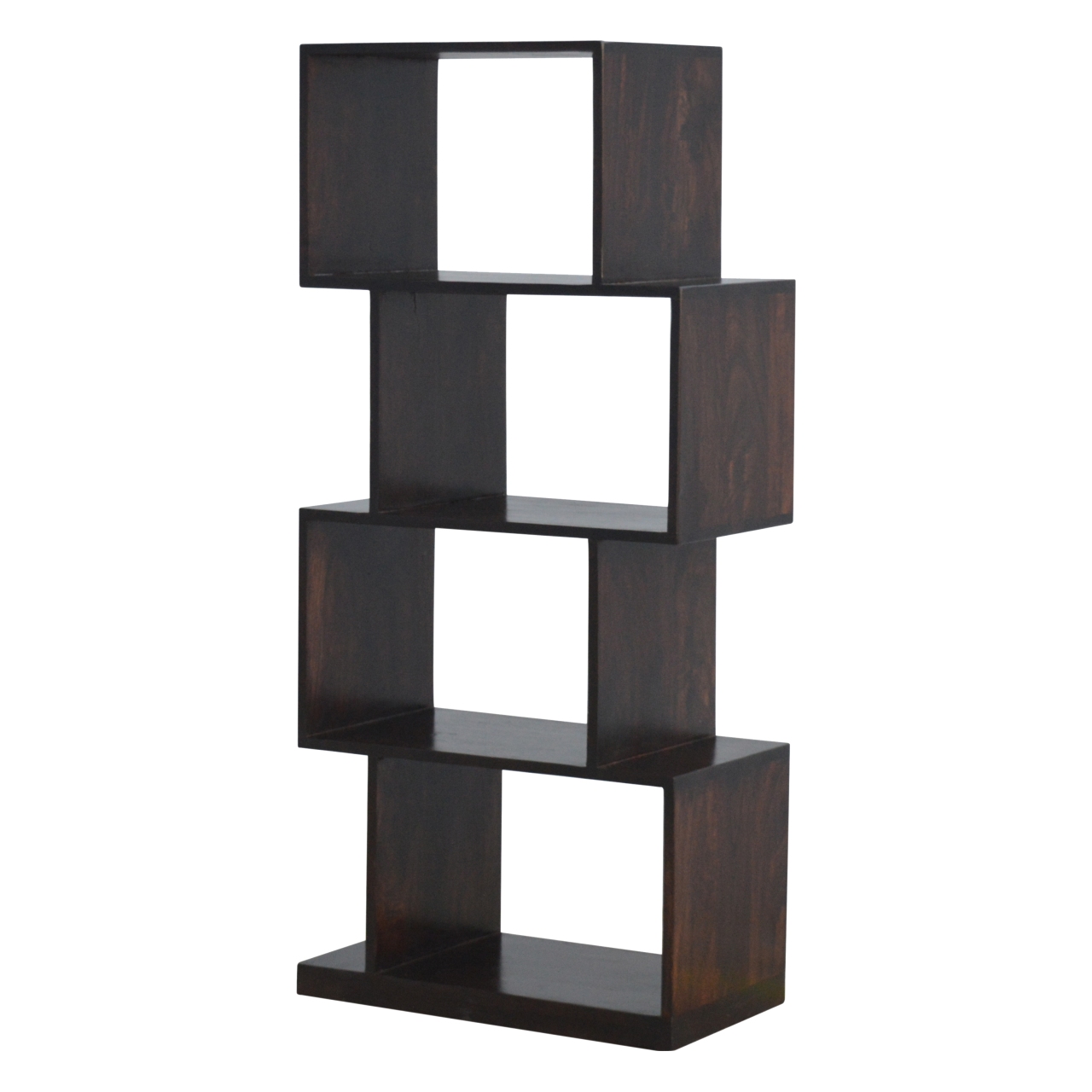 Artisan - Zig Zag Display Unit in Chestnut