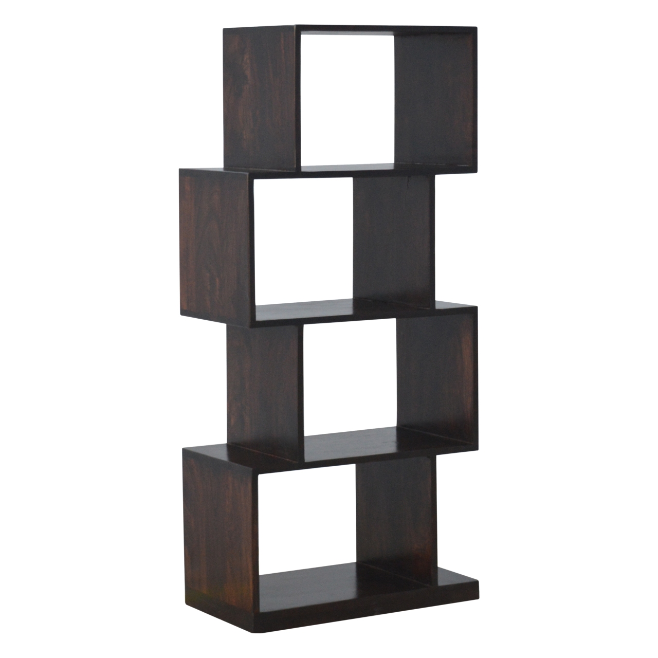 Artisan - Zig Zag Display Unit in Chestnut