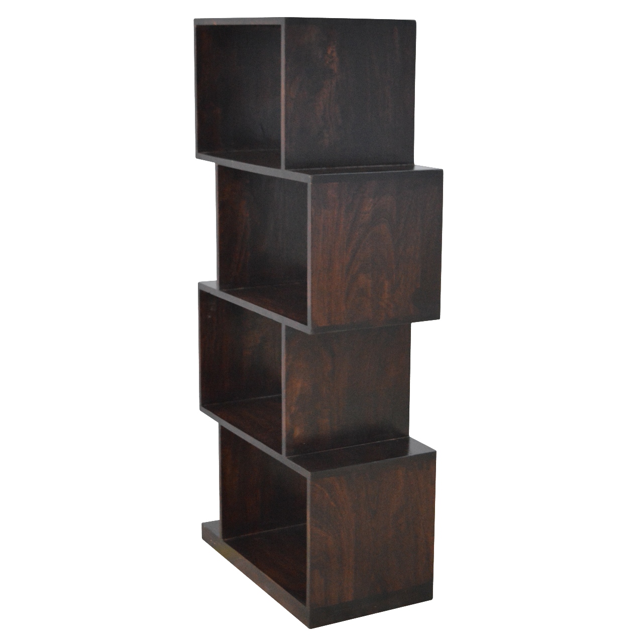 Artisan - Zig Zag Display Unit in Chestnut