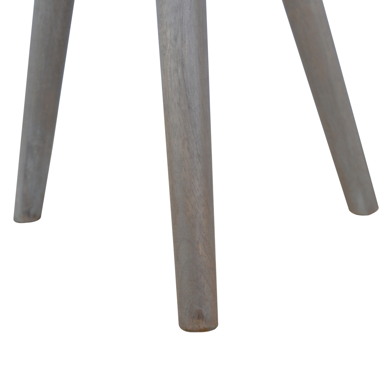 Artisan - Lulu Round Tripod End Table in Washed Grey