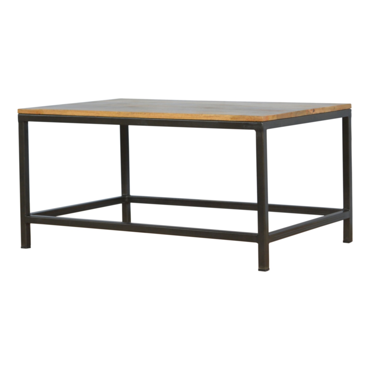 Artisan - Rectangular Coffee Table with Iron Base