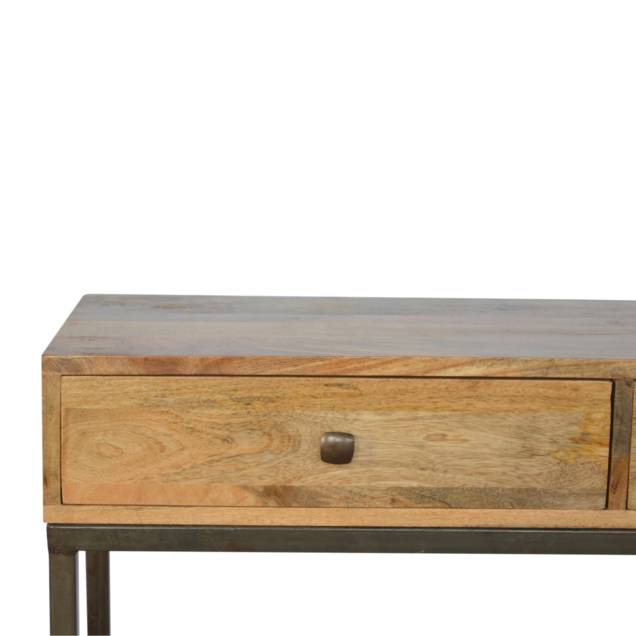 Artisan - Console Table with 2 Drawers in Iron