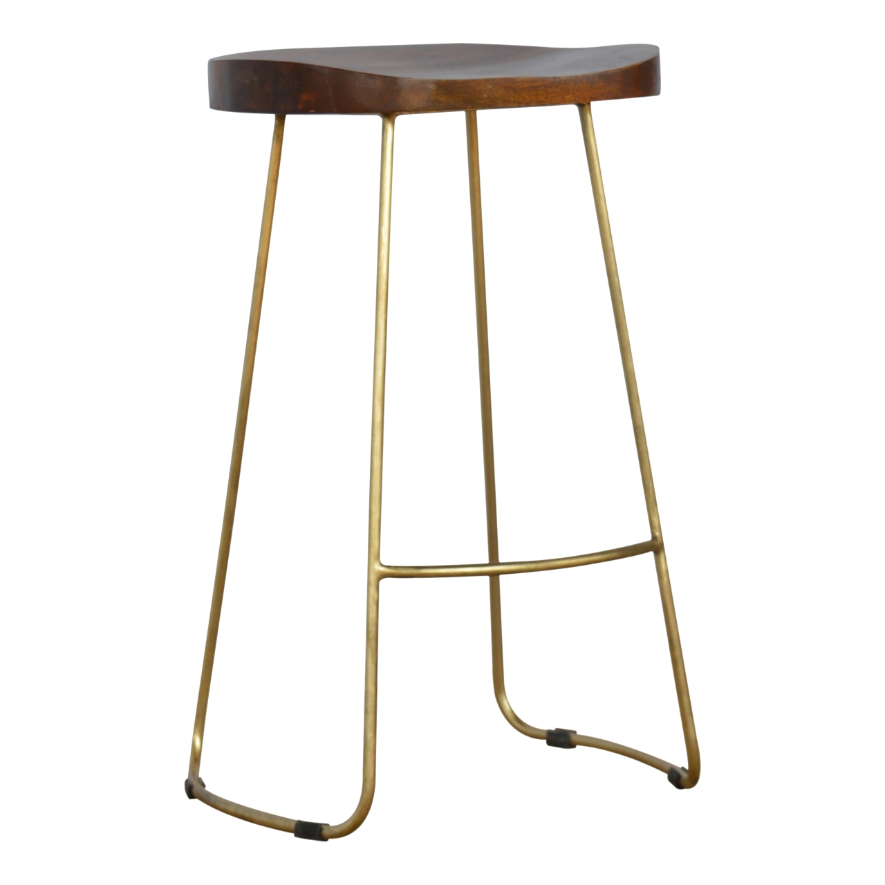 Artisan Bar Stool - Gold, Iron