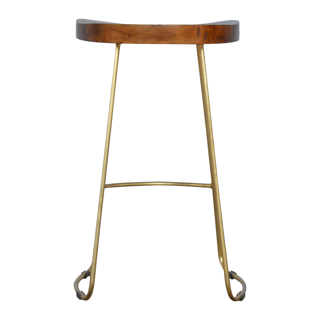 Artisan Bar Stool - Gold, Iron