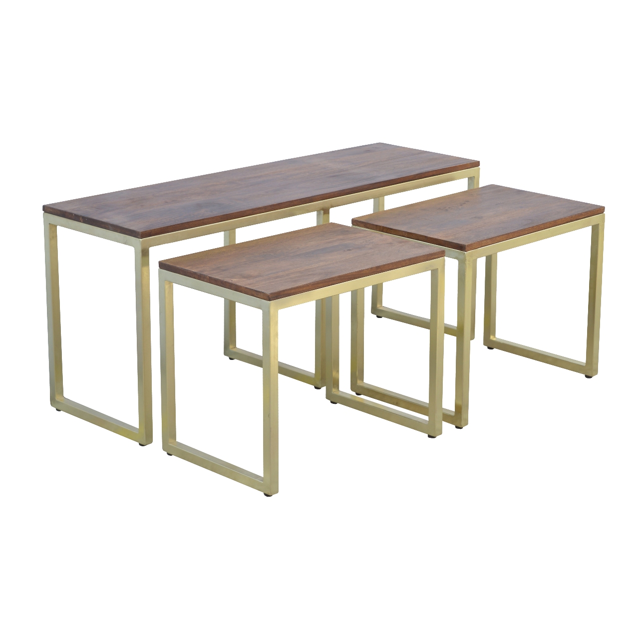 Artisan - Chunky Table Set of 3 in Gold