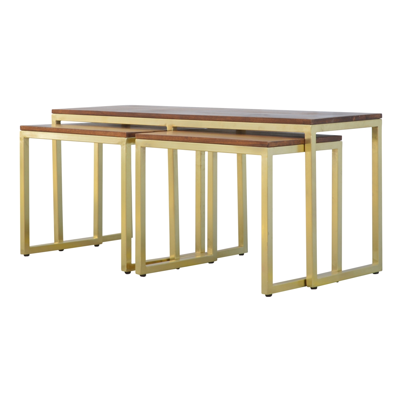 Artisan - Chunky Table Set of 3 in Gold