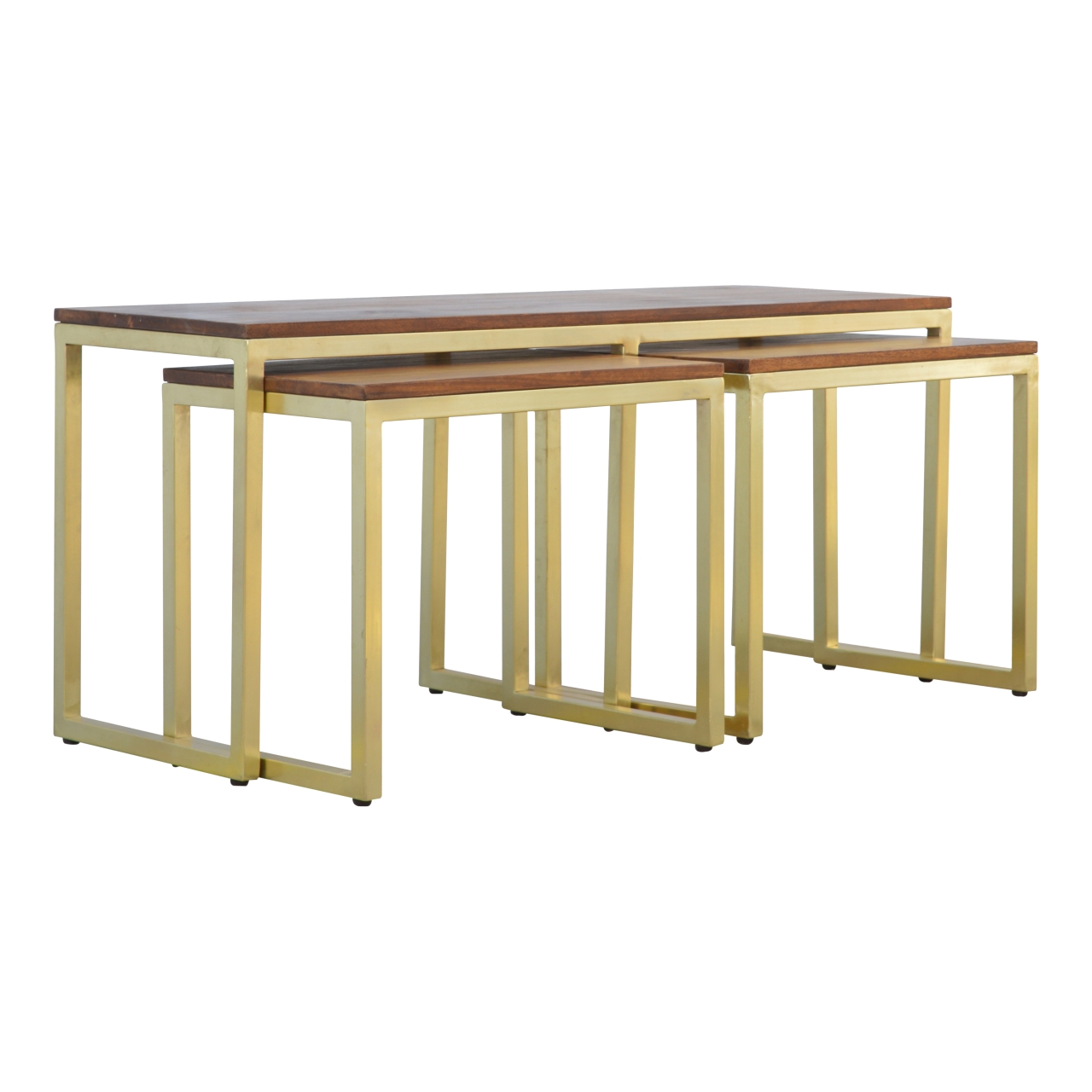 Artisan - Chunky Table Set of 3 in Gold