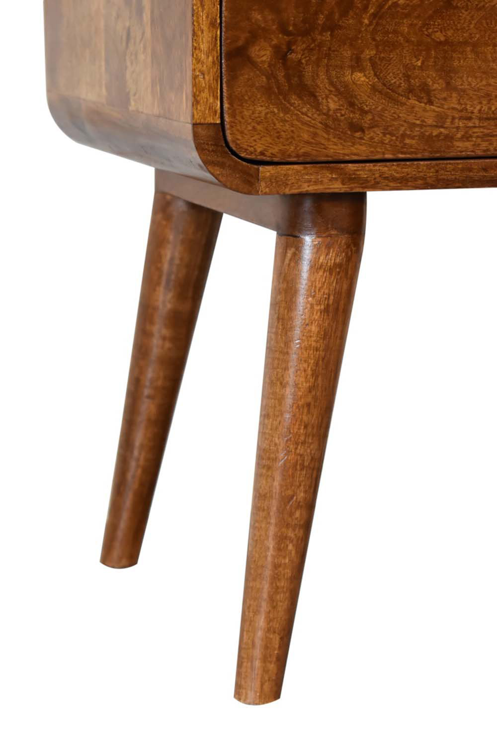 Artisan Curved Bedside - Chestnut