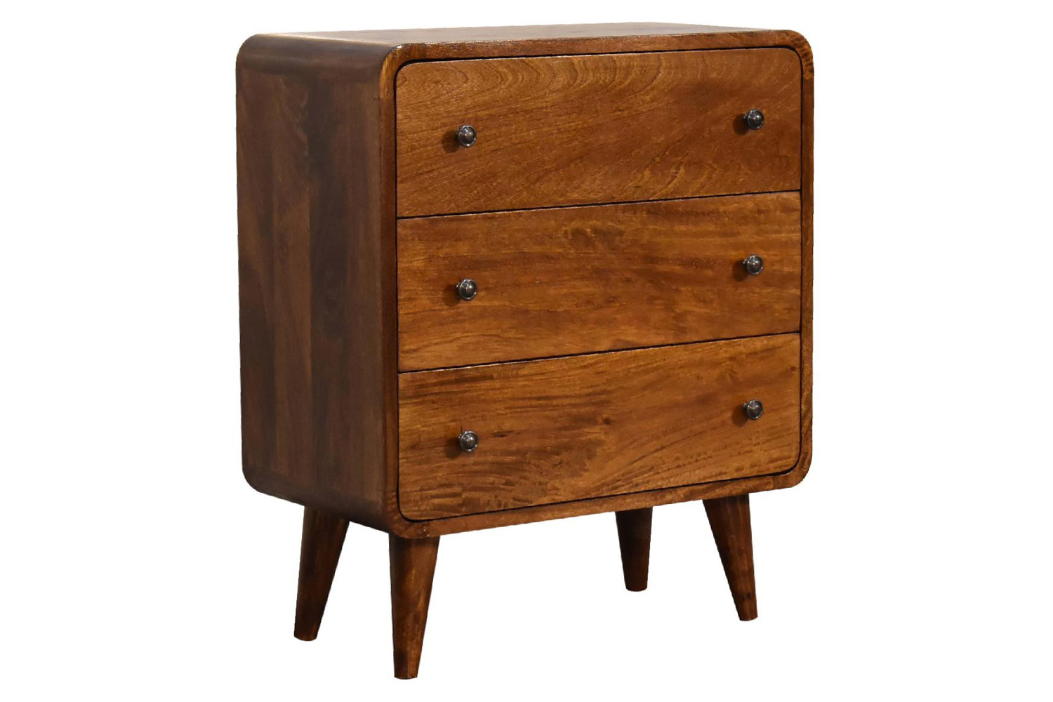 Artisan Curved Mini Chest - Chestnut