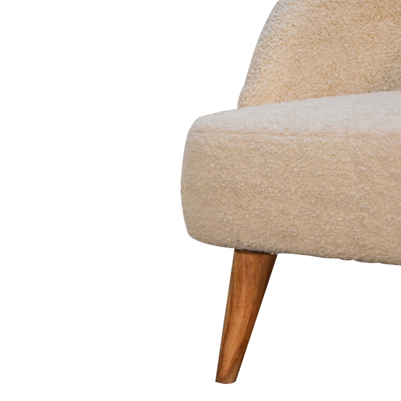 Artisan - Tub Chair in Cream, Boucle