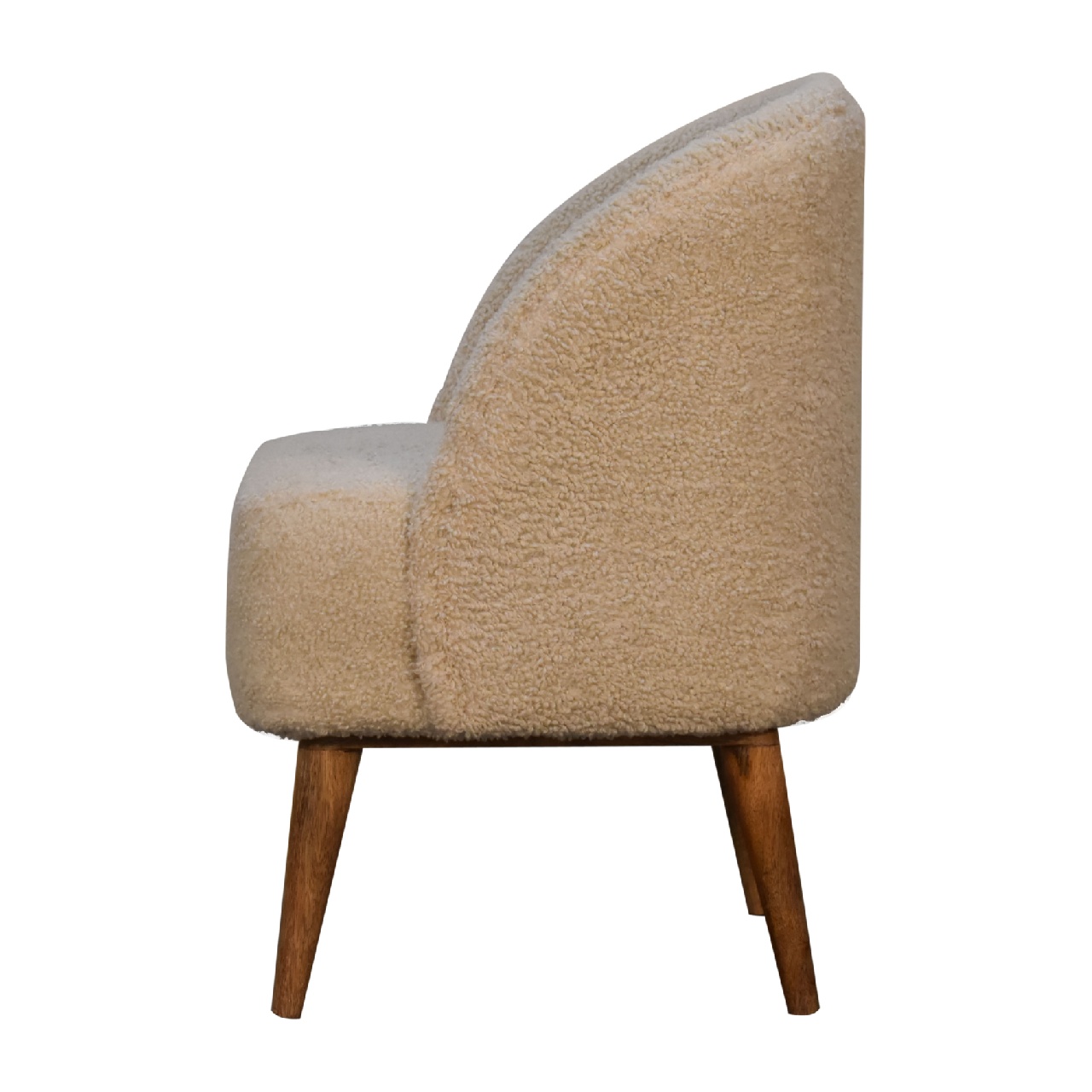 Artisan - Tub Chair in Cream, Boucle