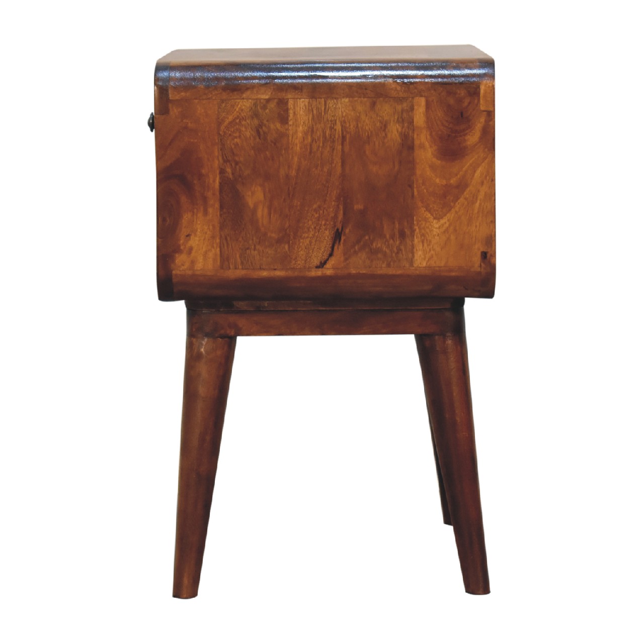 Artisan Curve Open Slot Nightstand - Chestnut