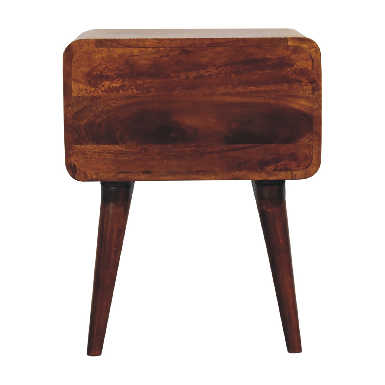 Artisan Curve Open Slot Nightstand - Chestnut