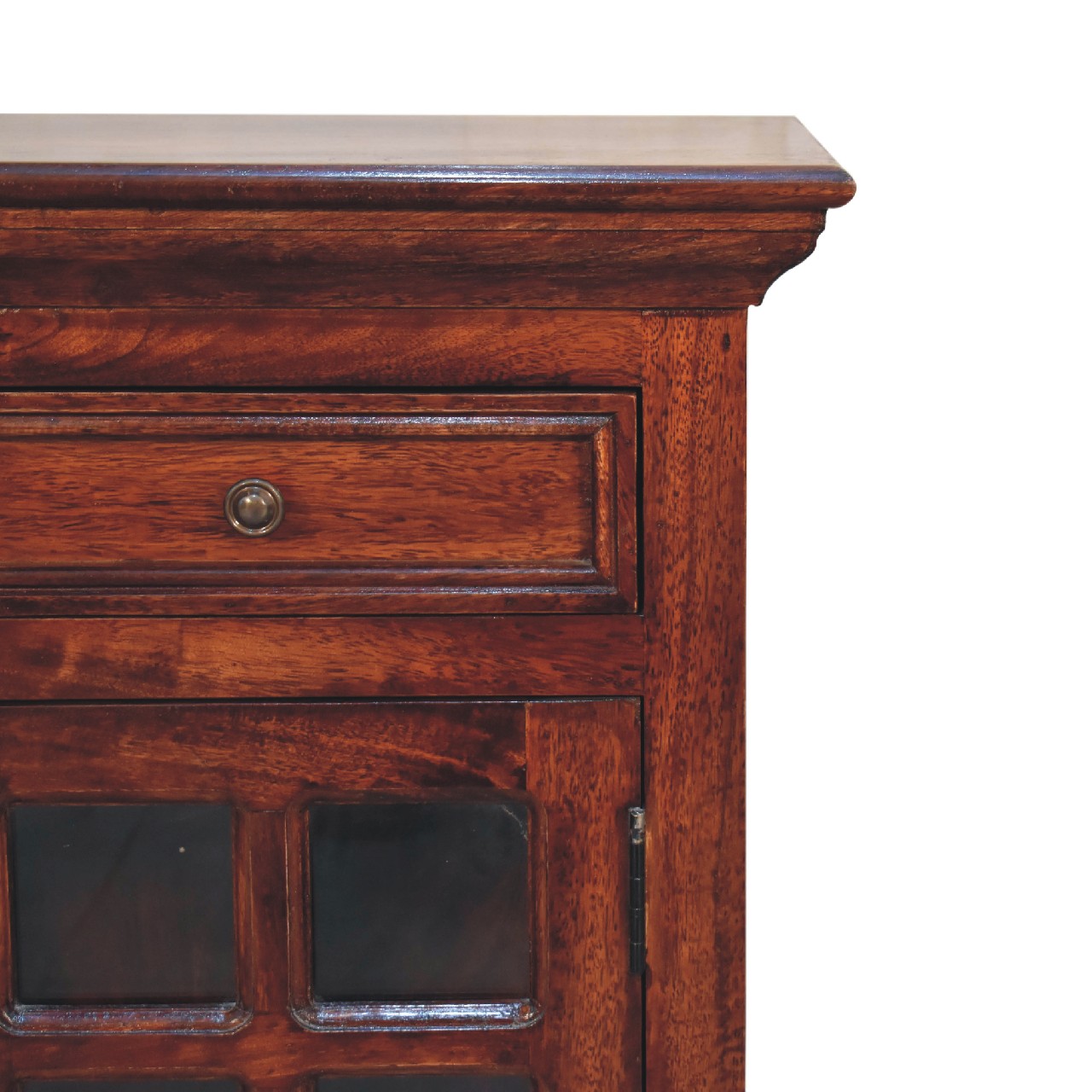 Artisan - Nightstand with Glazed Door in Cherry