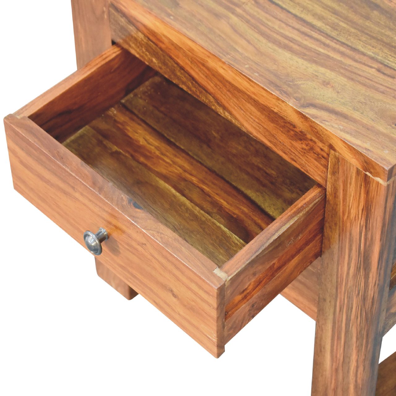 Artisan - U-Square Nightstand in Honey