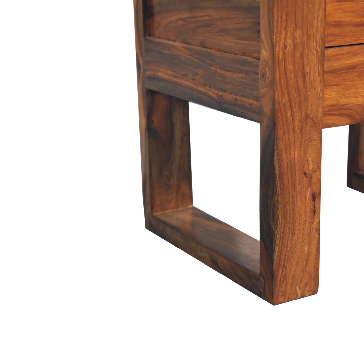 Artisan - U-Square Nightstand in Honey