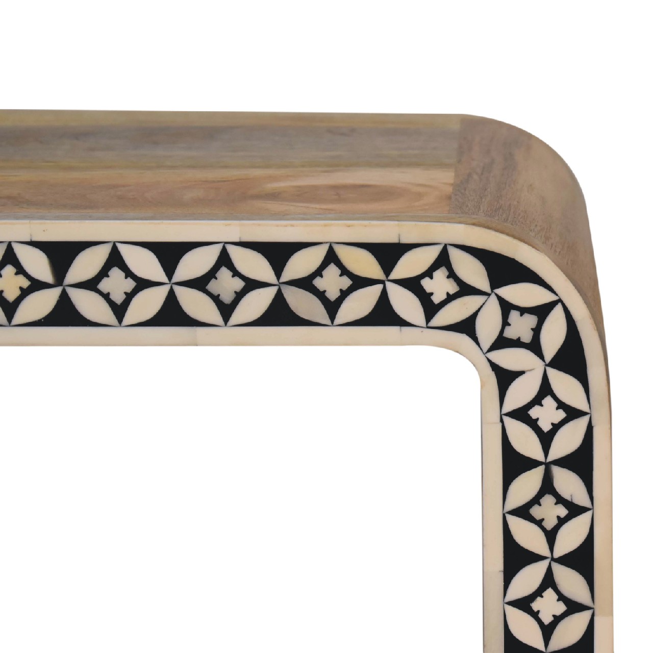 Artisan - Edessa Bone Inlay End Table in Oak-Ish