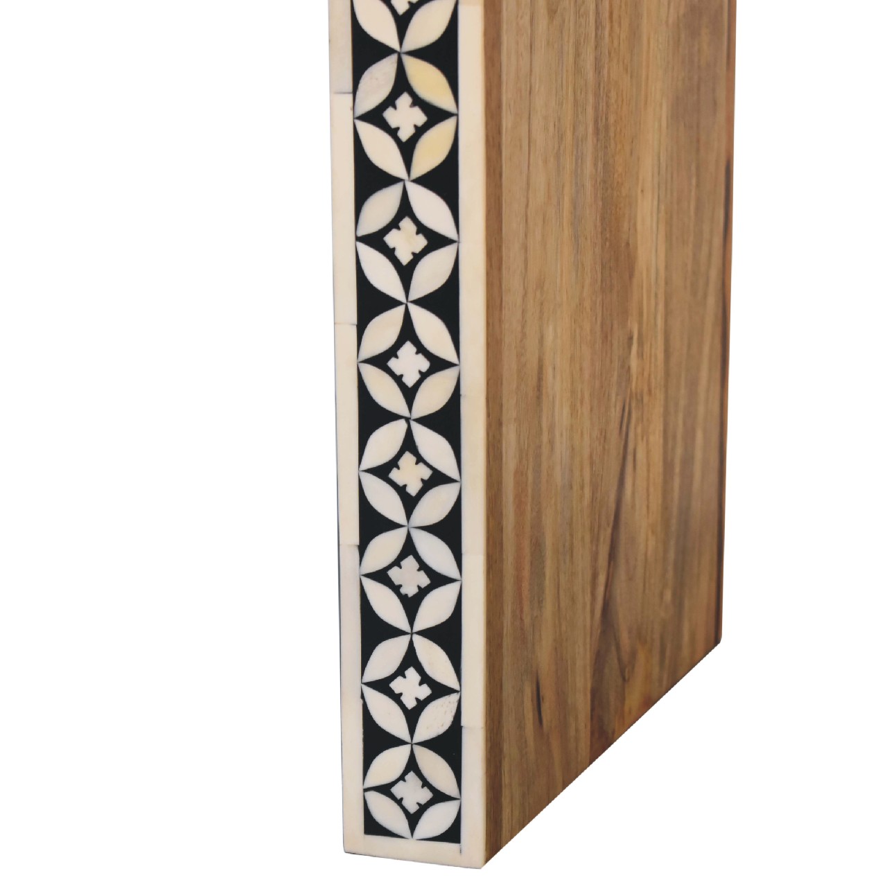 Artisan - Edessa Bone Inlay End Table in Oak-Ish