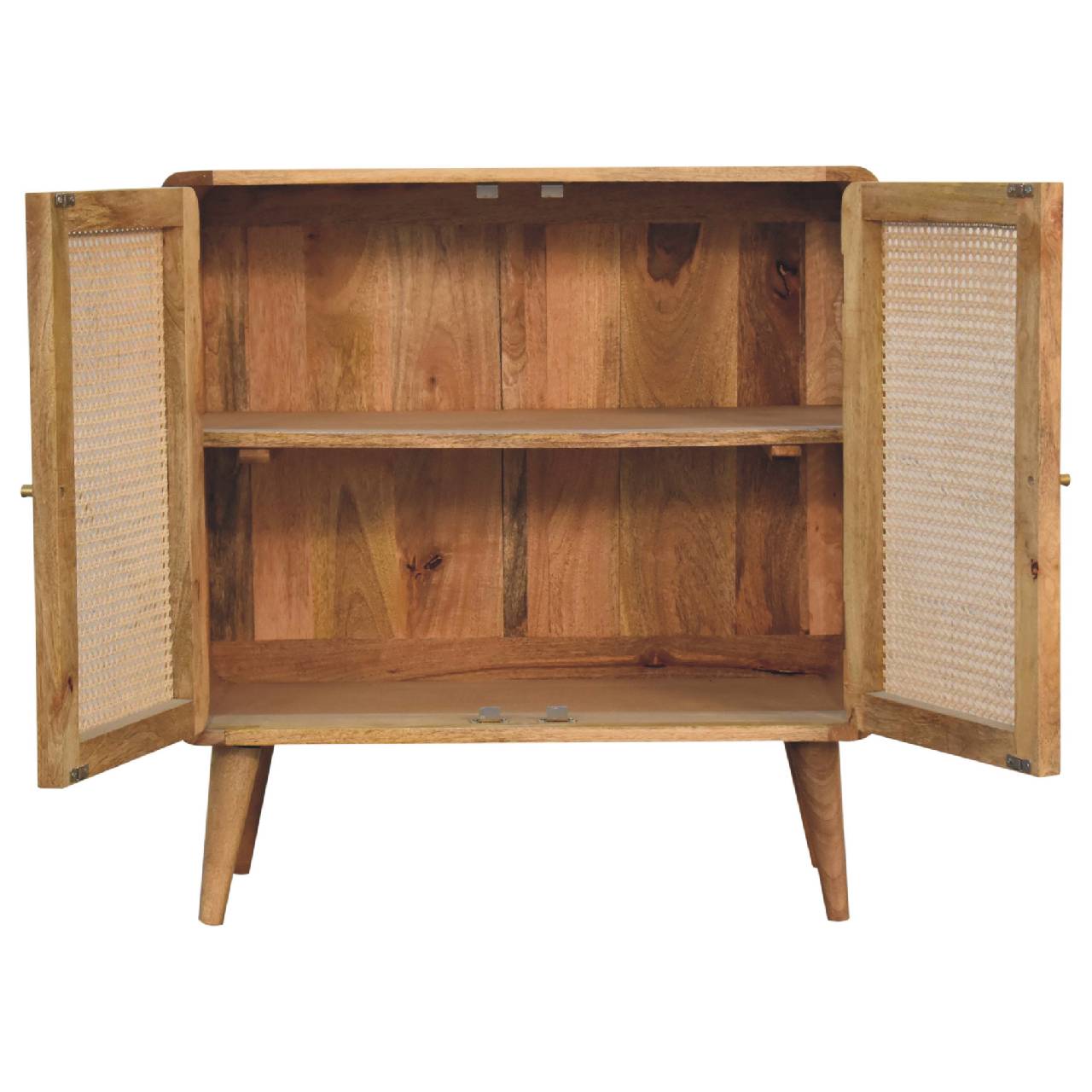 Artisan - Larrisa Storage Cabinet in Oak-Ish, Woven