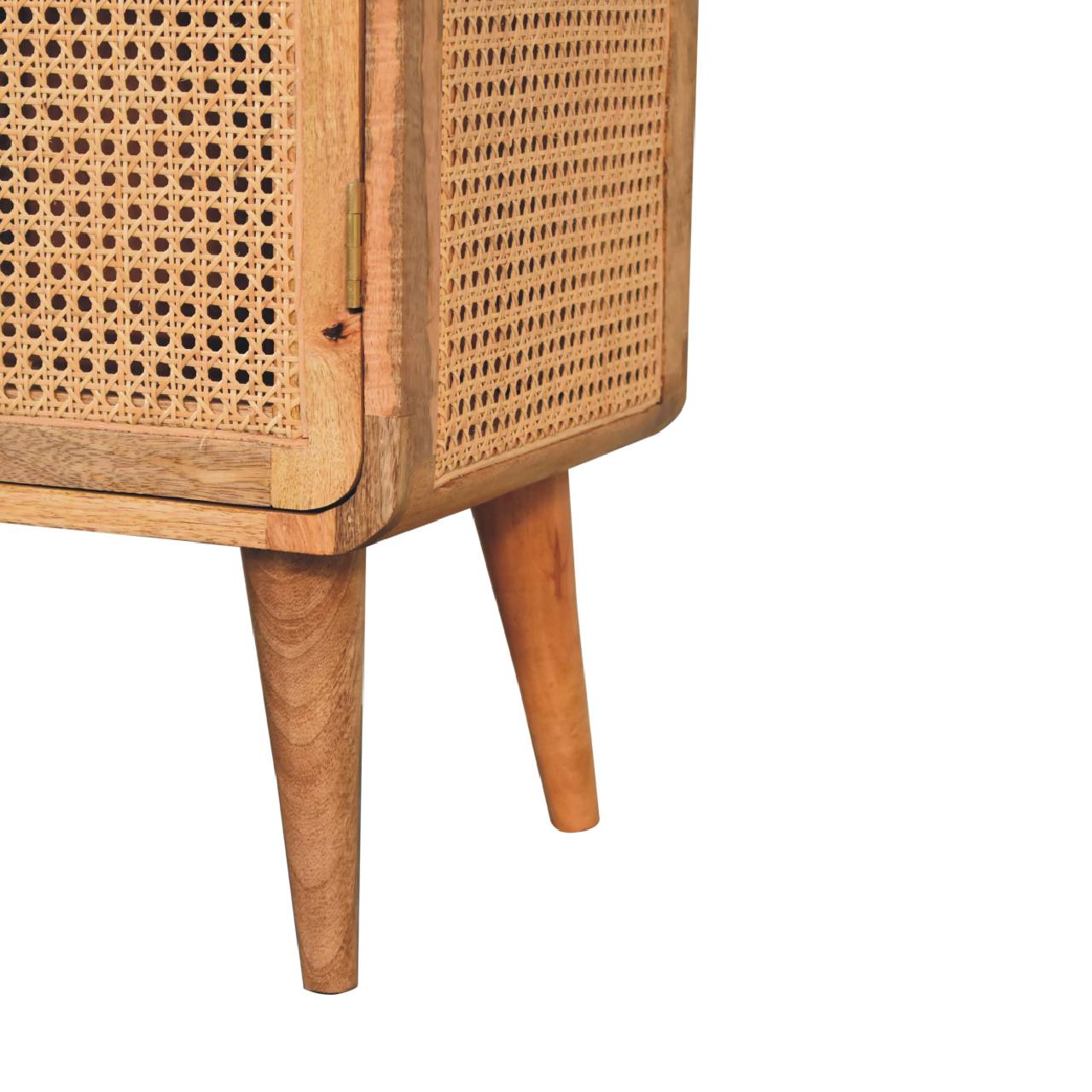 Artisan - Larrisa Storage Cabinet in Oak-Ish, Woven