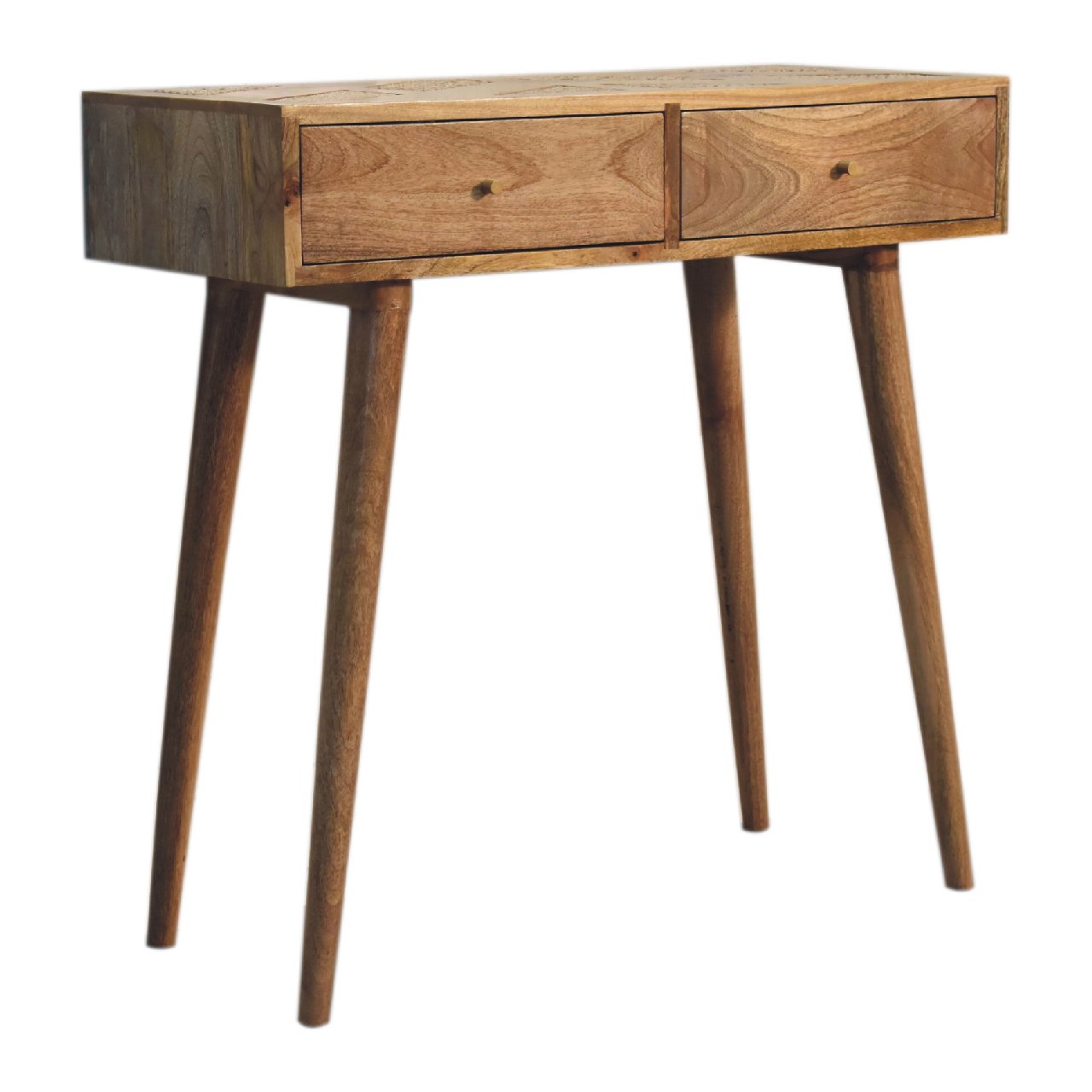 Artisan - Larissa Aztec Console Table in Oak-Ish