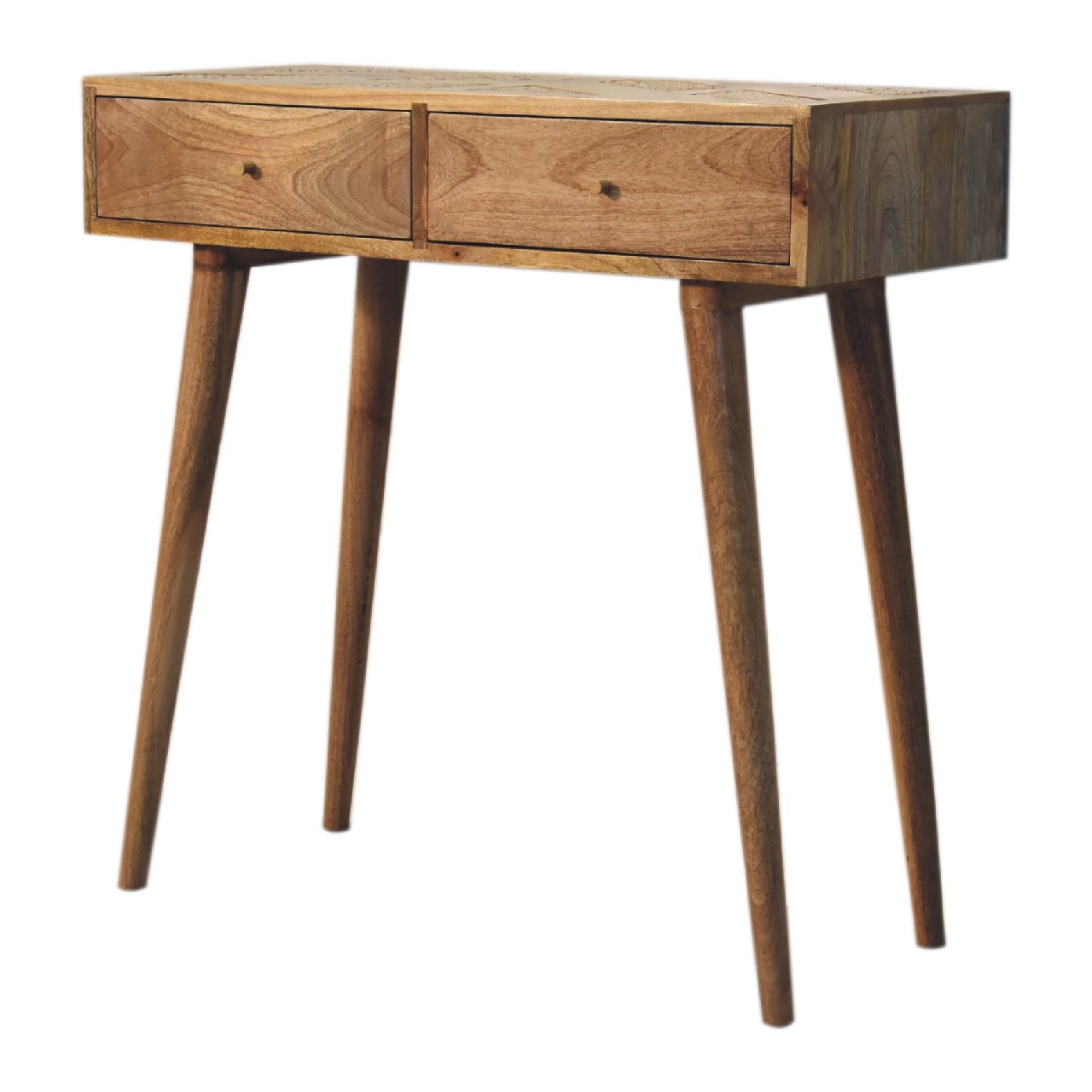 Artisan - Larissa Aztec Console Table in Oak-Ish