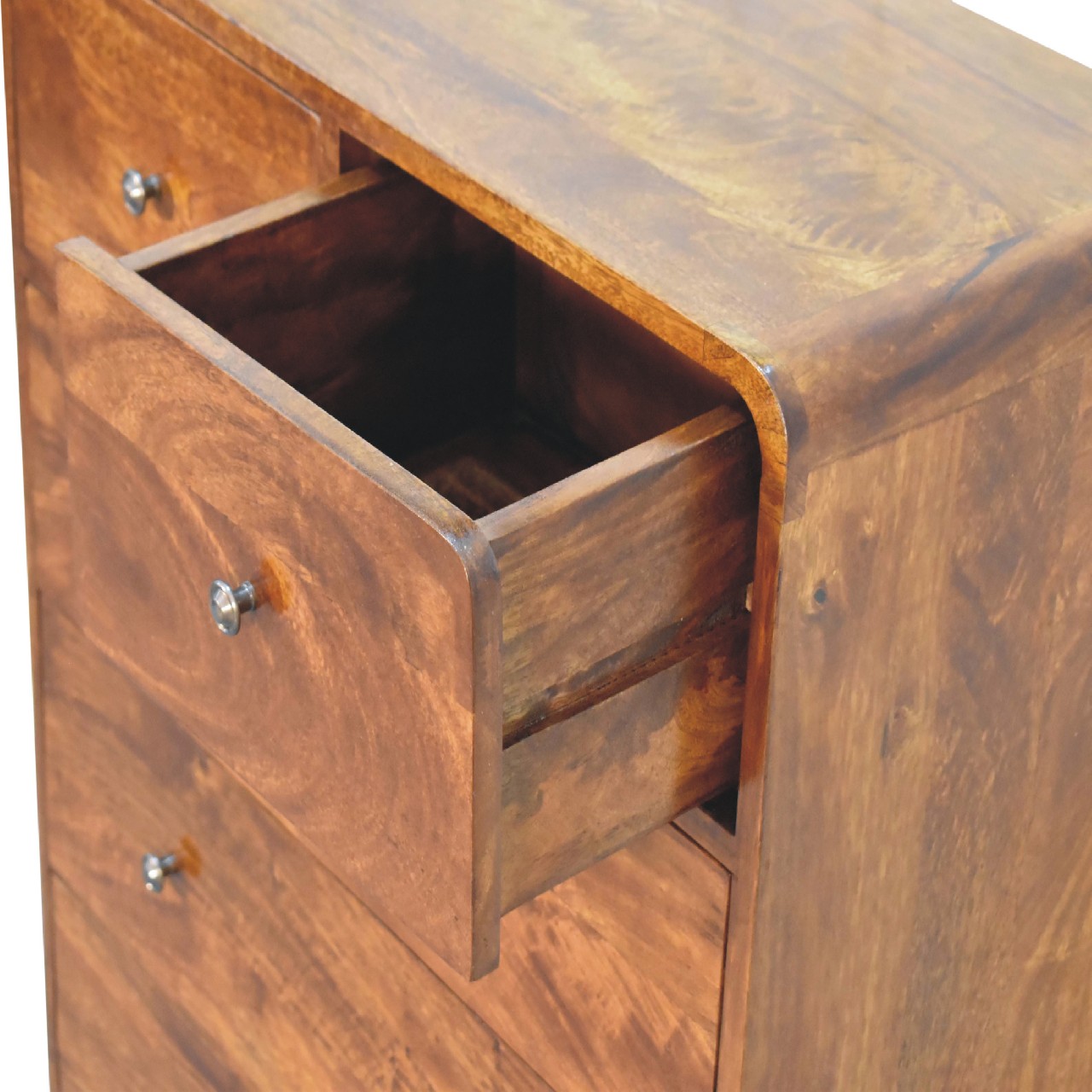 Artisan - 2 Over 3 Curved Chest in Chestnut