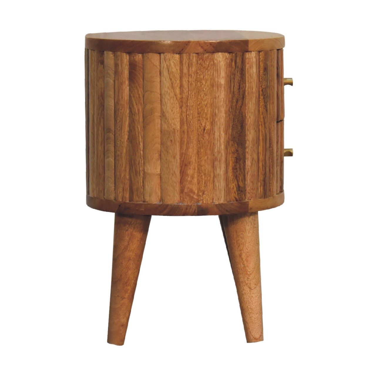 Artisan - Stripe Nightstand in Oak-Ish