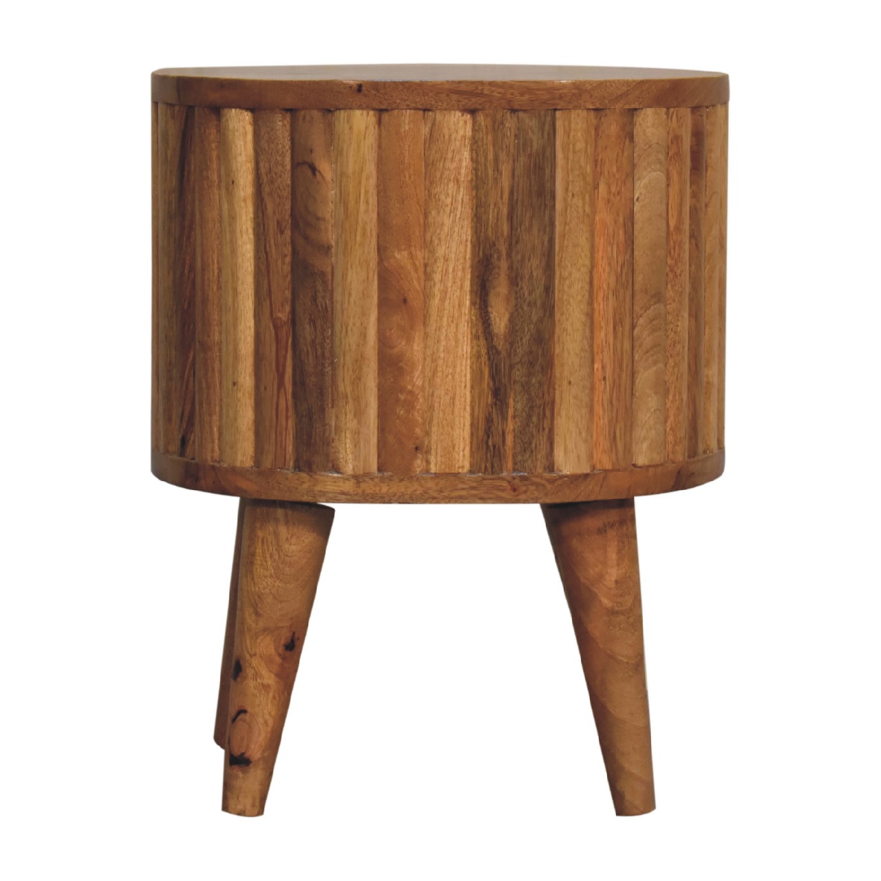 Artisan - Stripe Nightstand in Oak-Ish