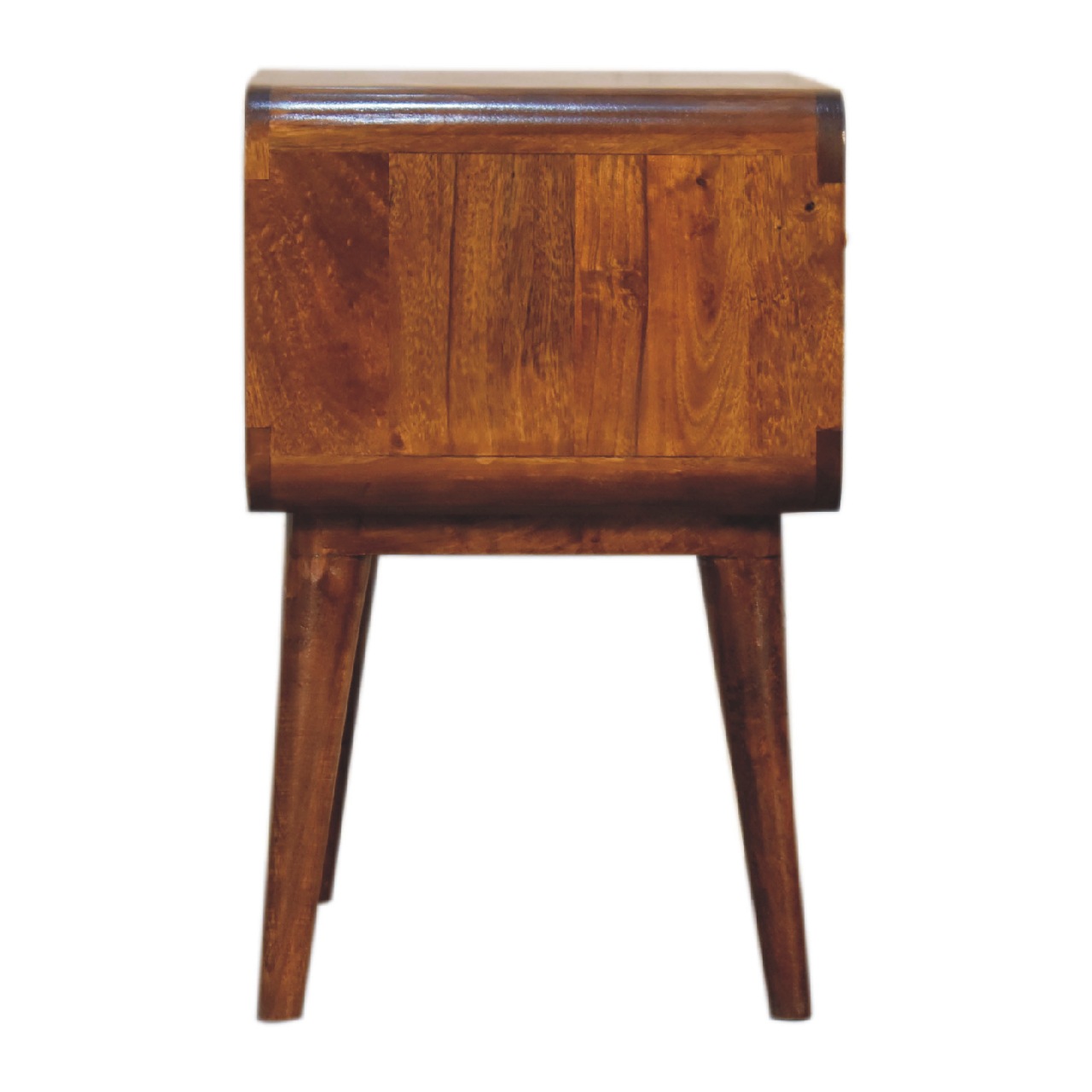 Artisan - Eden Curved Nightstand in Chestnut