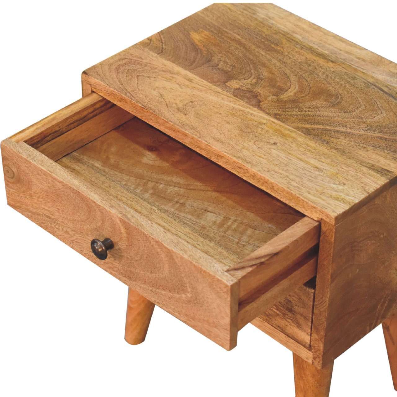 Artisan - Modern Mini Nightstand in Oak-Ish