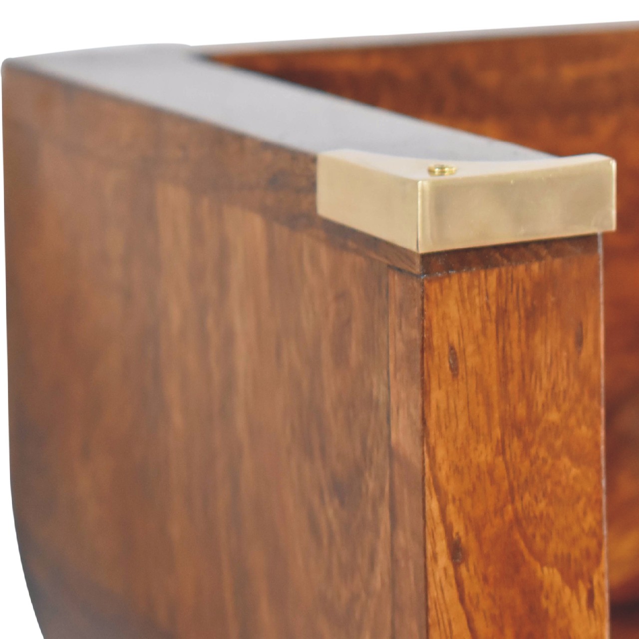 Artisan - Indira Floating Nightstand in Chestnut