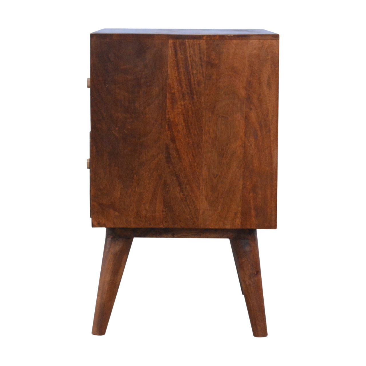 Artisan - Pattern Nightstand with 2 Drawer in Gold