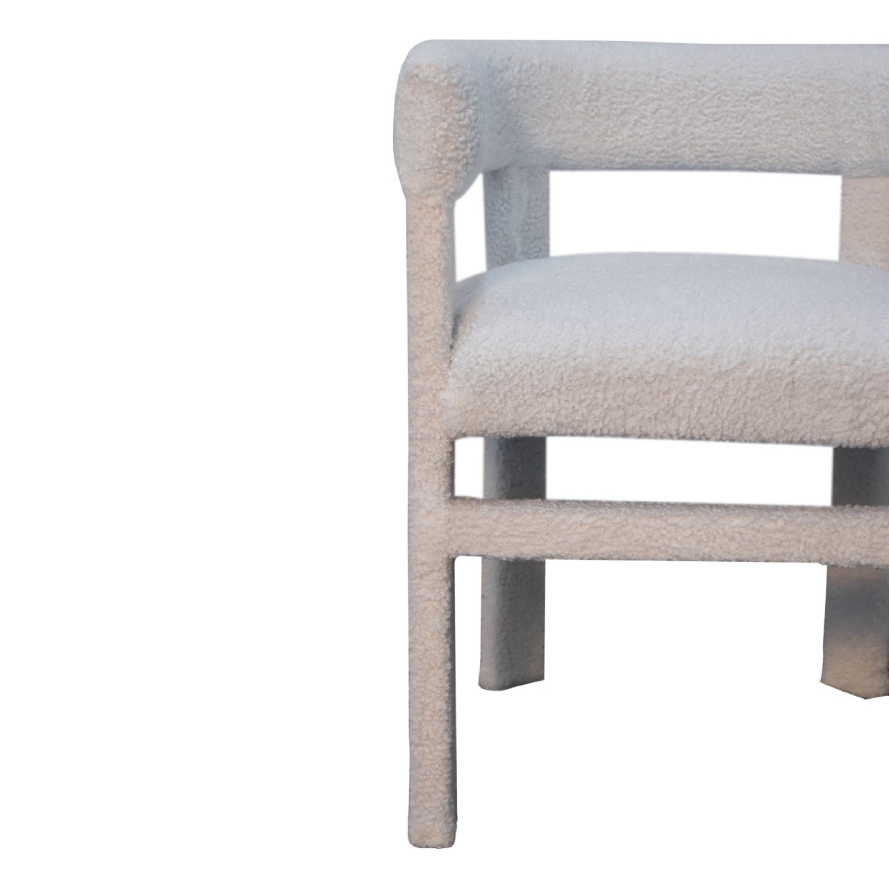 Artisan™ Occasional Chair - White, Boucle