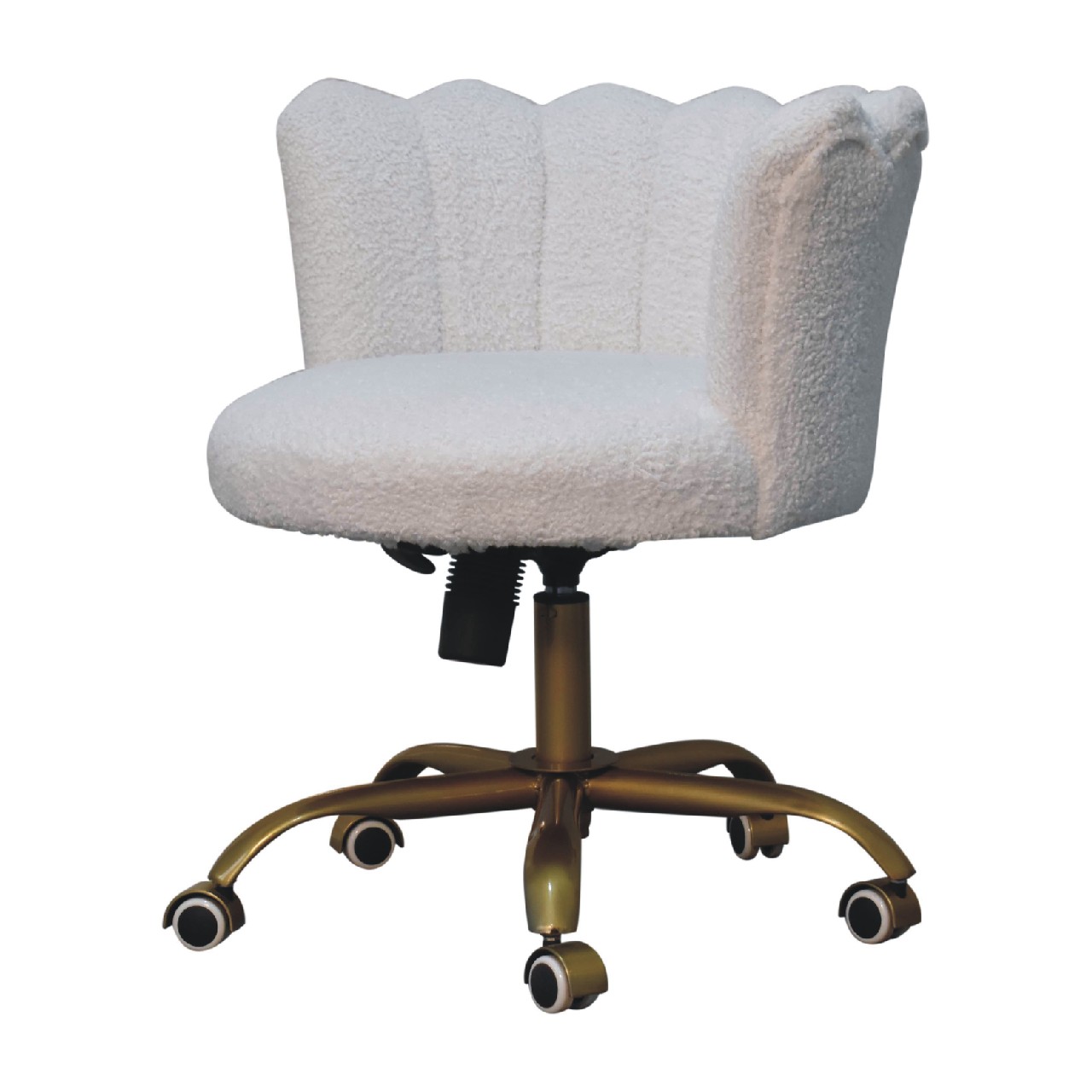 Artisan™ Swivel Chair - White, Boucle