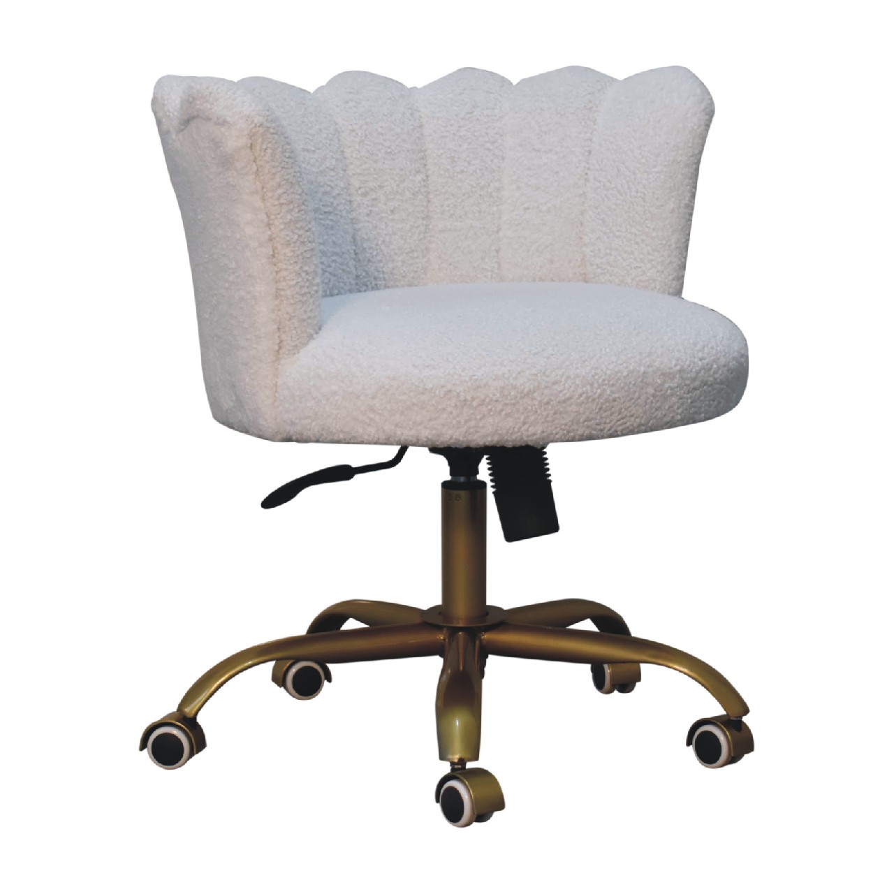 Artisan™ Swivel Chair - White, Boucle