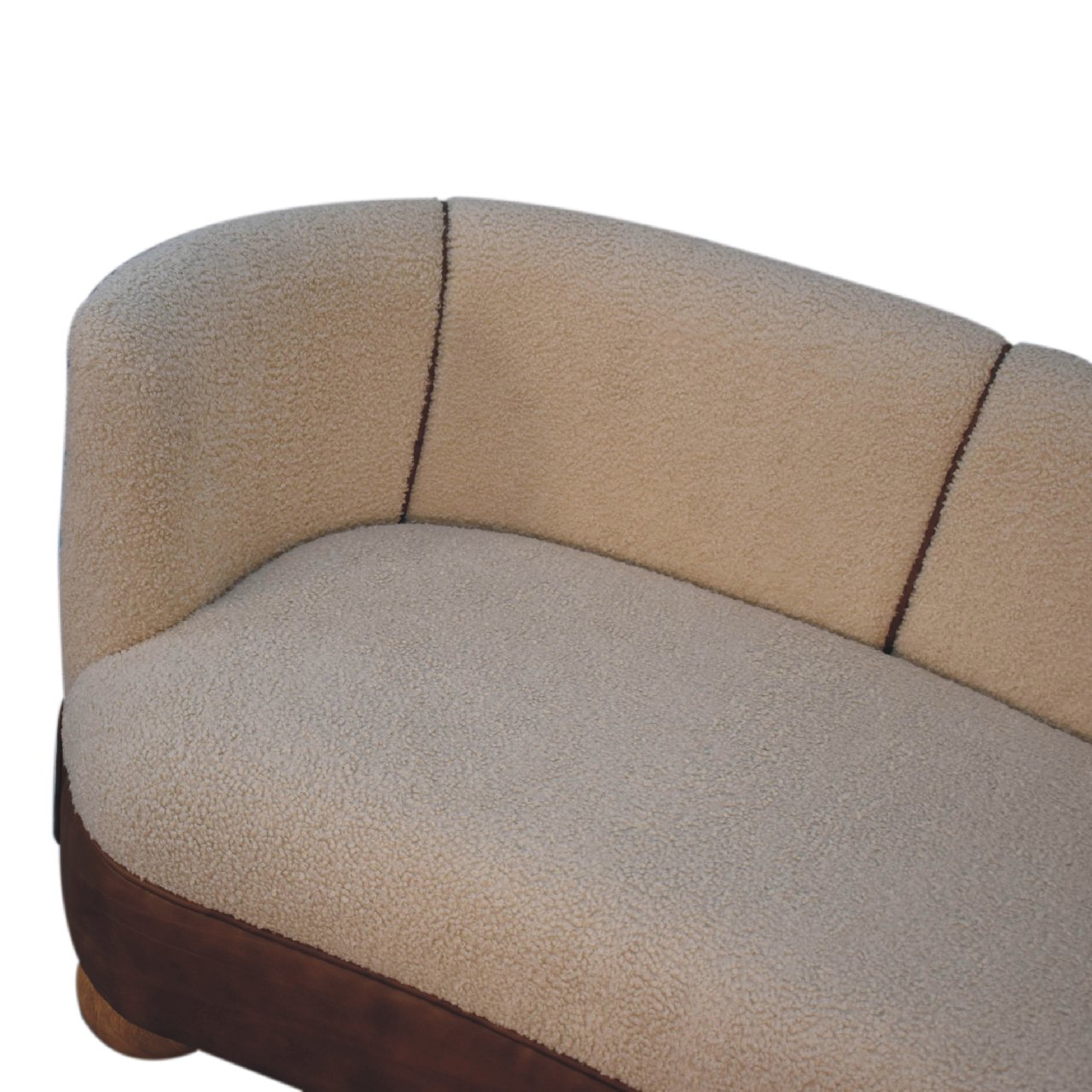 Artisan - Buffalo Sofa in Cream, Boucle