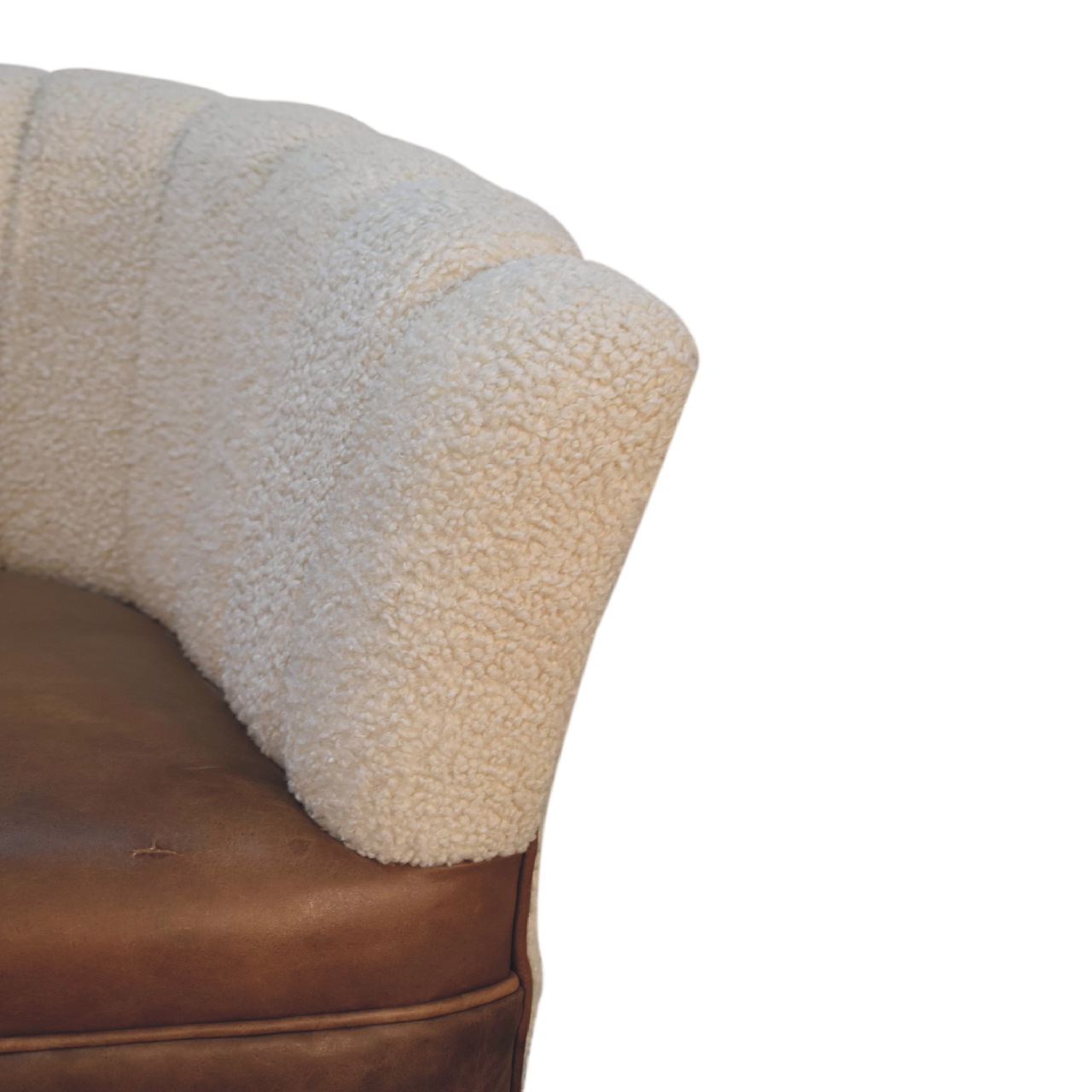 Artisan™ Buffalo Armchair - Cream, Boucle