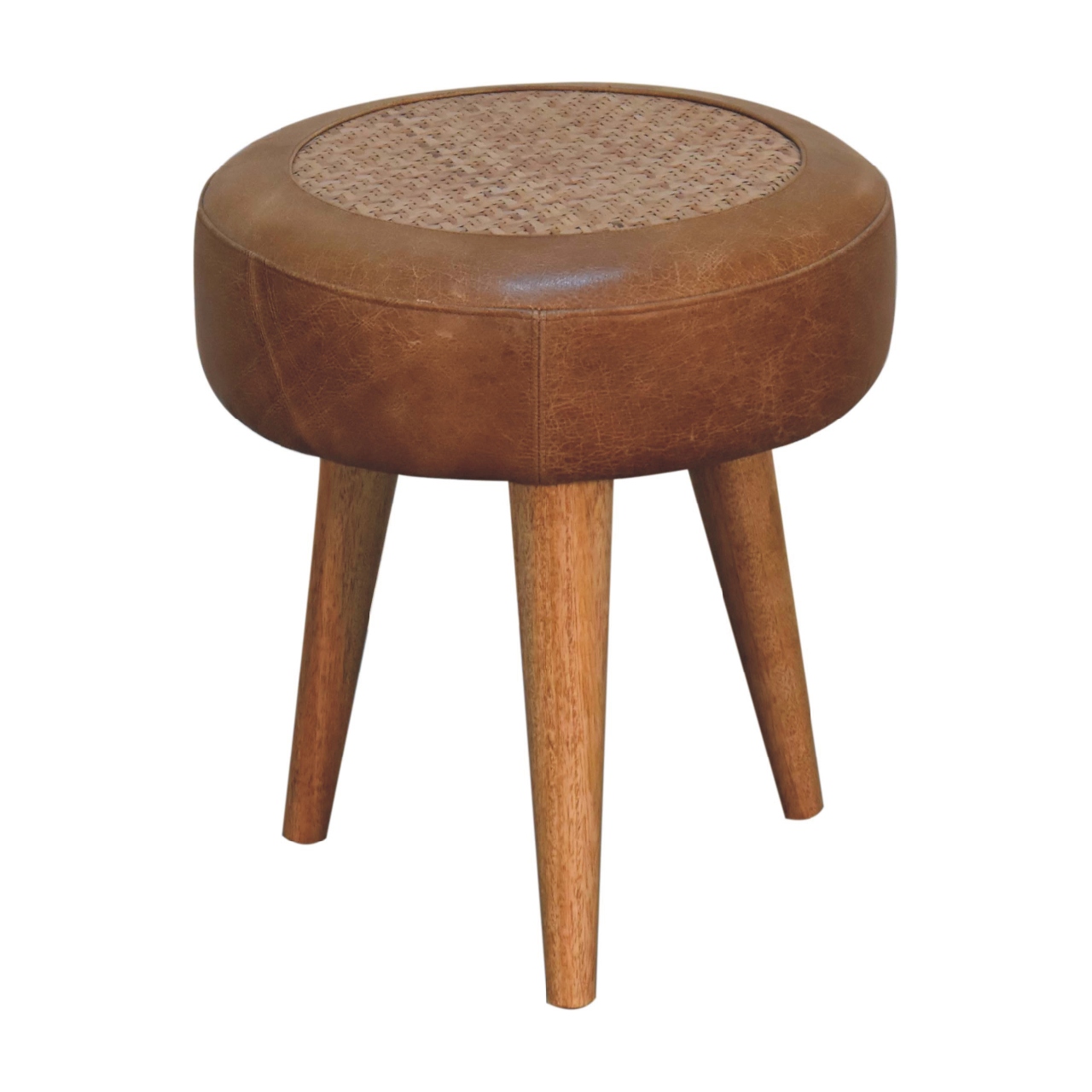 Artisan - Seagrass Buffalo Footstool