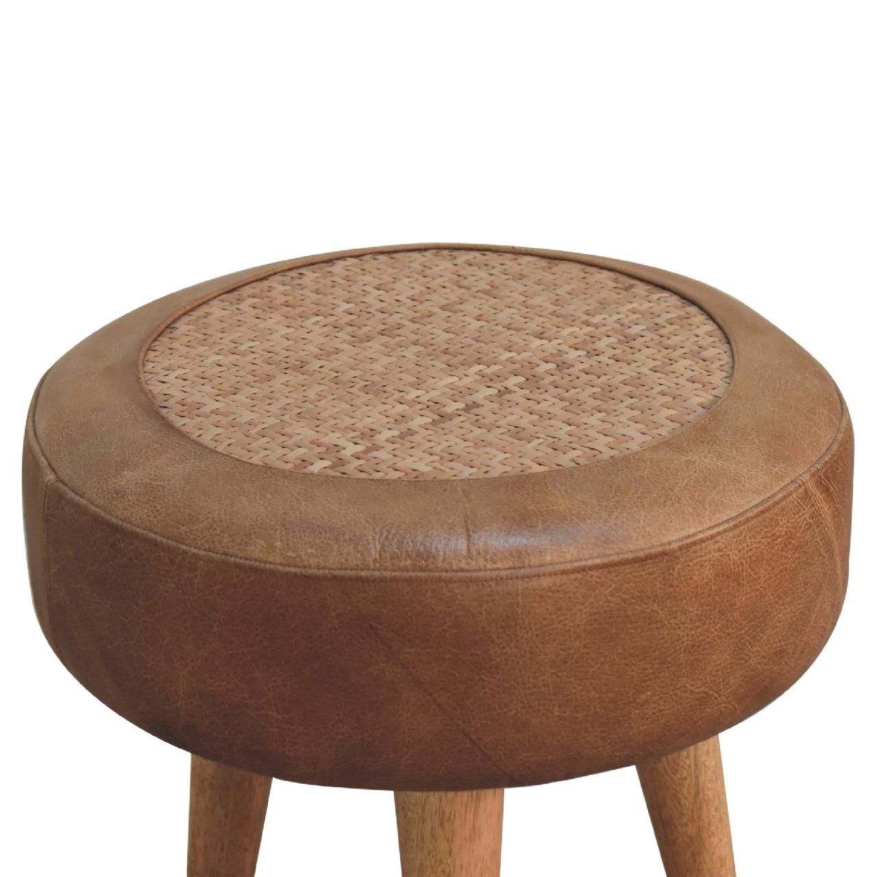 Artisan - Seagrass Buffalo Footstool