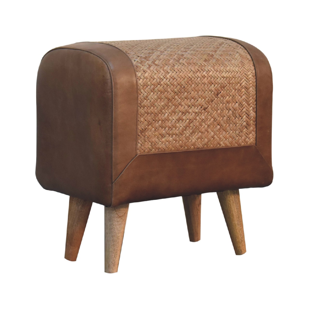 Artisan - Seagrass Buffalo Square Footstool