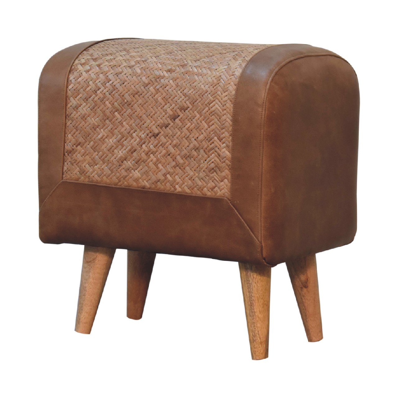 Artisan - Seagrass Buffalo Square Footstool