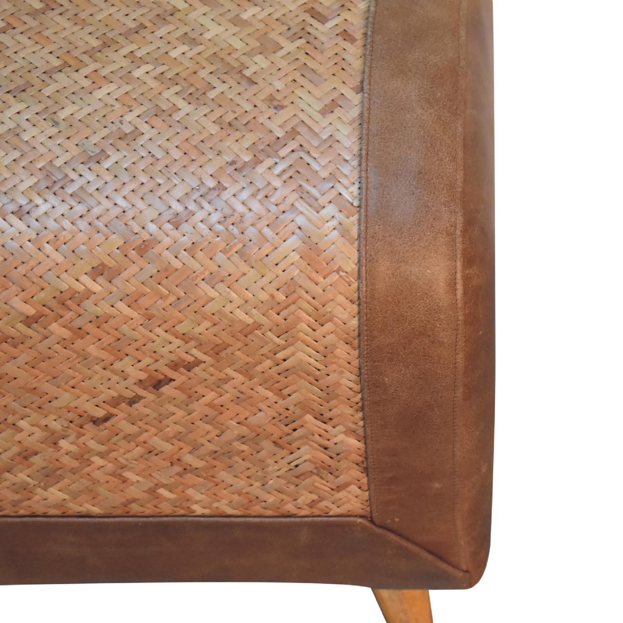 Artisan - Seagrass Buffalo Square Footstool