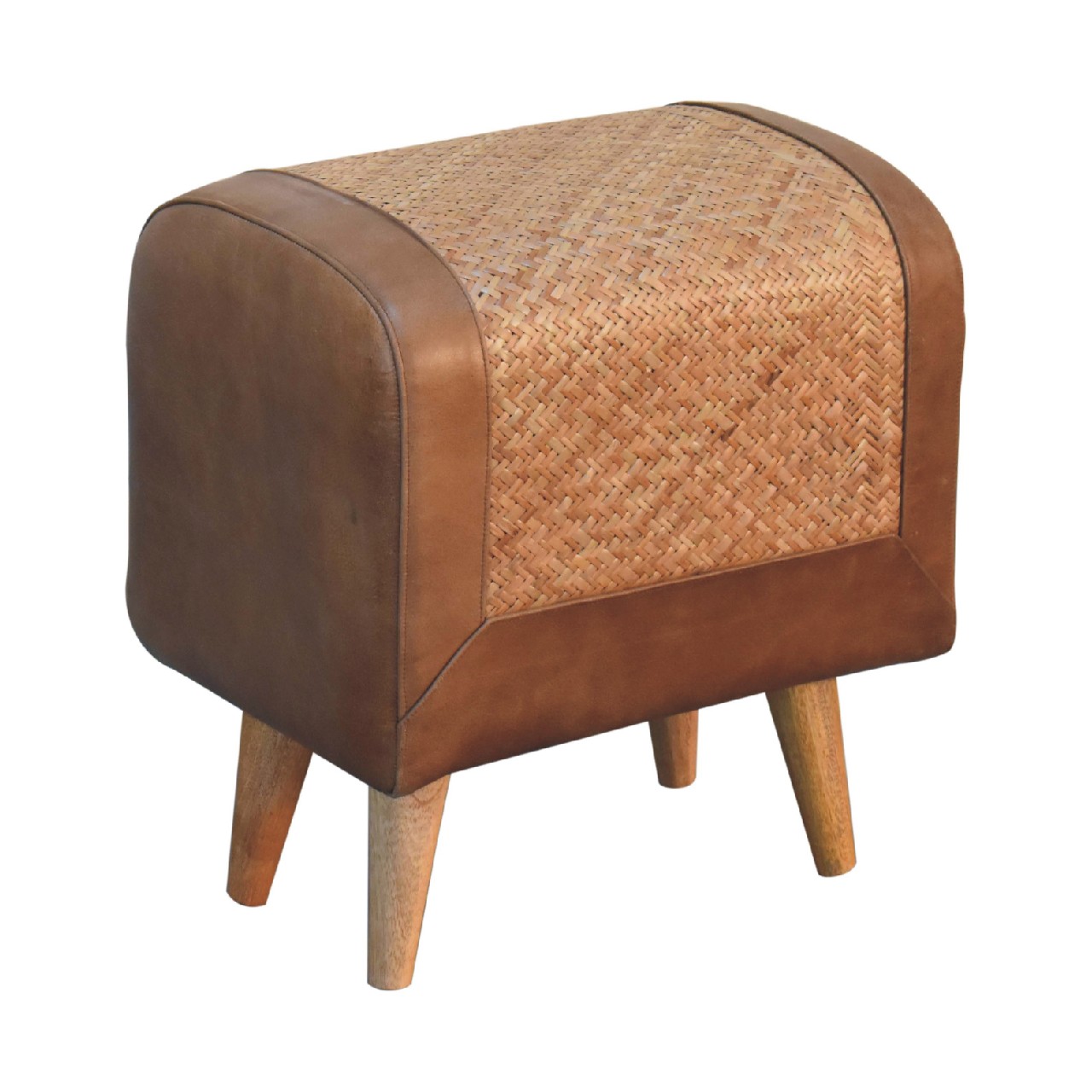 Artisan - Seagrass Buffalo Square Footstool