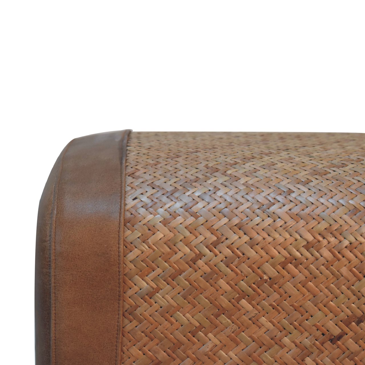 Artisan - Seagrass Buffalo Square Footstool