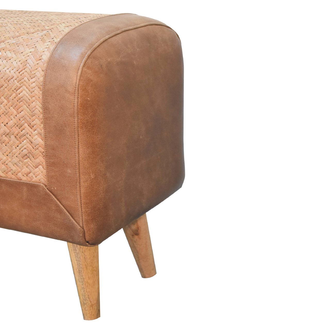 Artisan - Seagrass Buffalo Square Footstool