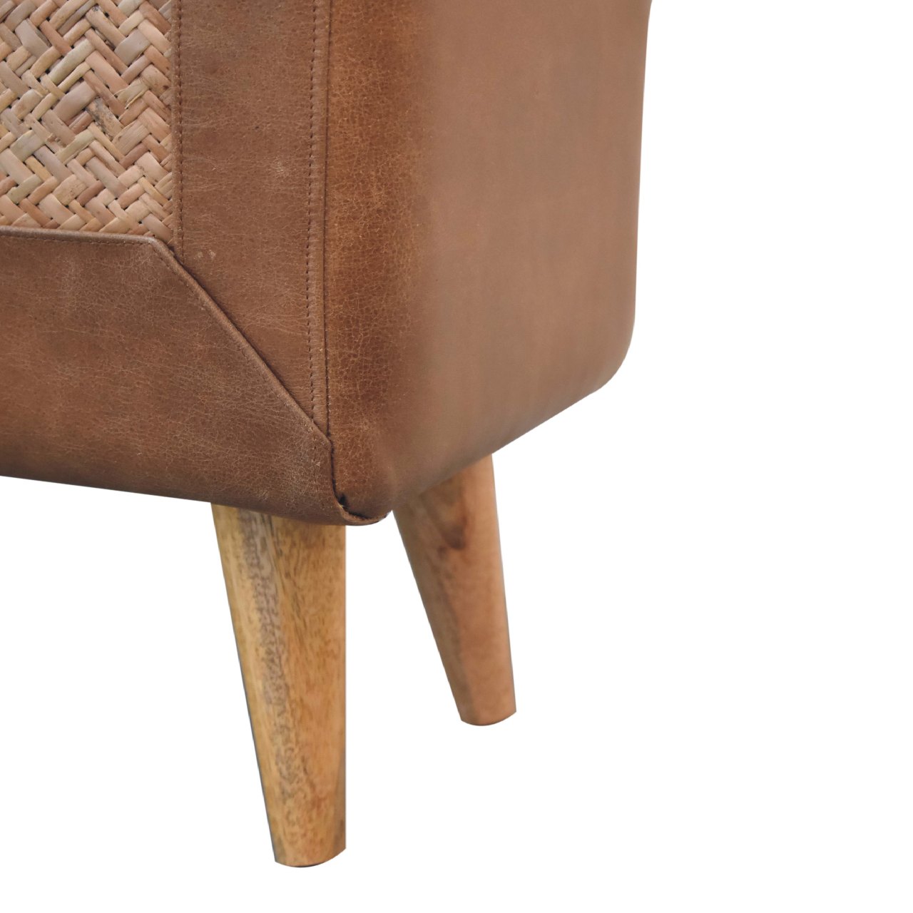 Artisan - Seagrass Buffalo Square Footstool