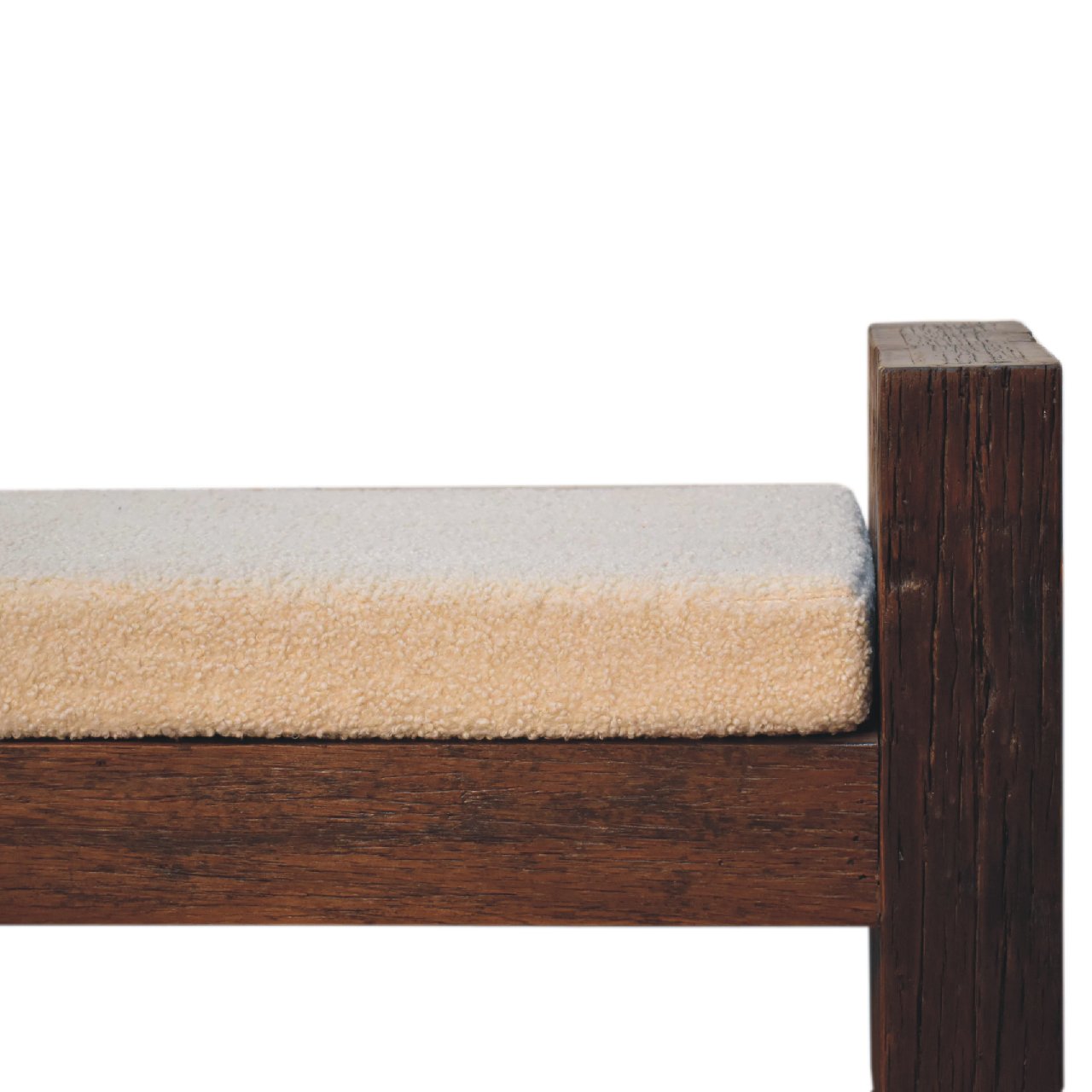 Artisan - Reclaimed Boucle Bench