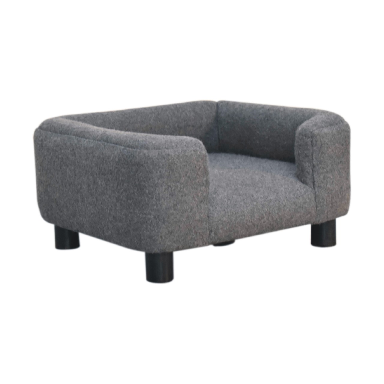 Artisan - Mini Battleship Pet Sofa Bed in Tweed