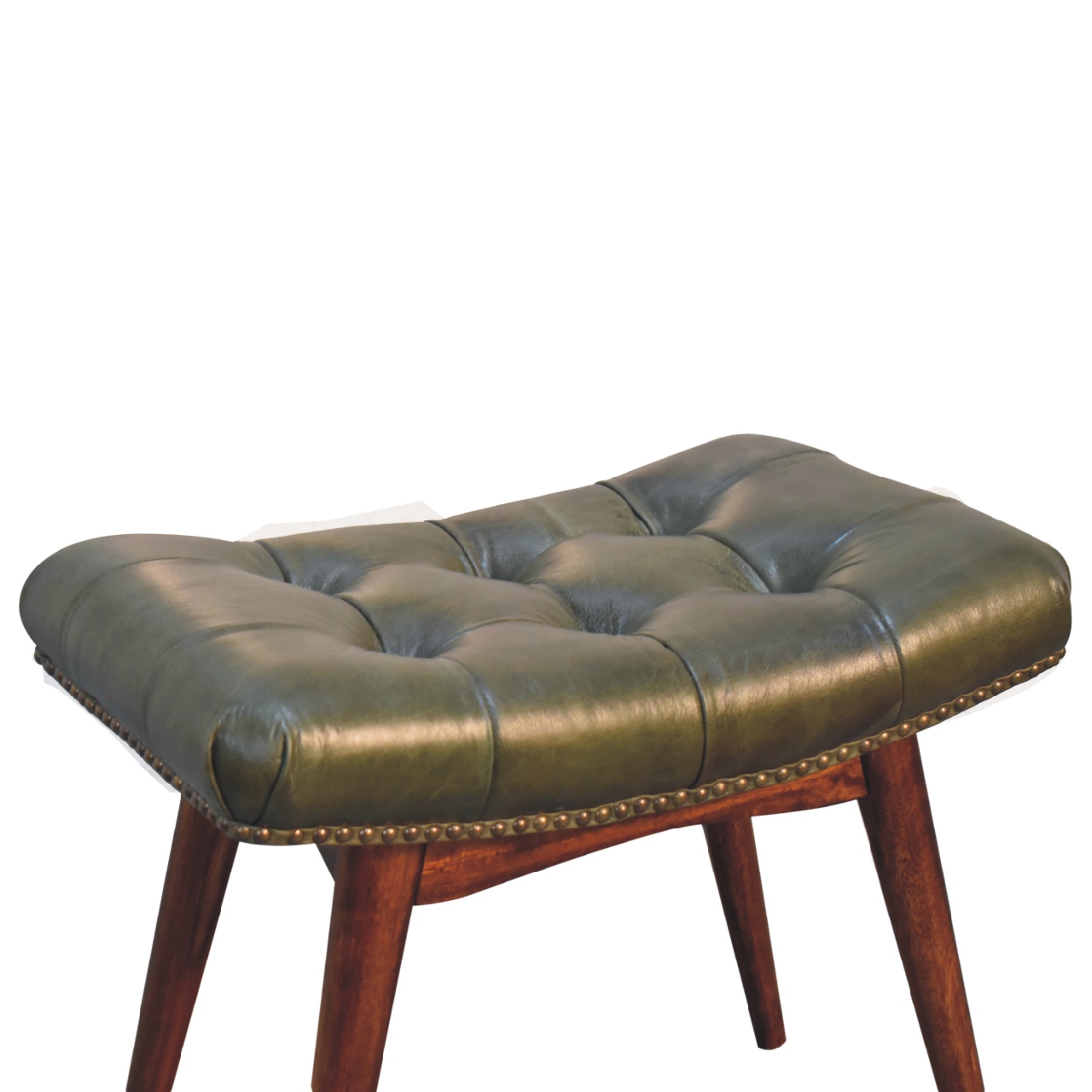 Artisan Harbour Footstool - Green